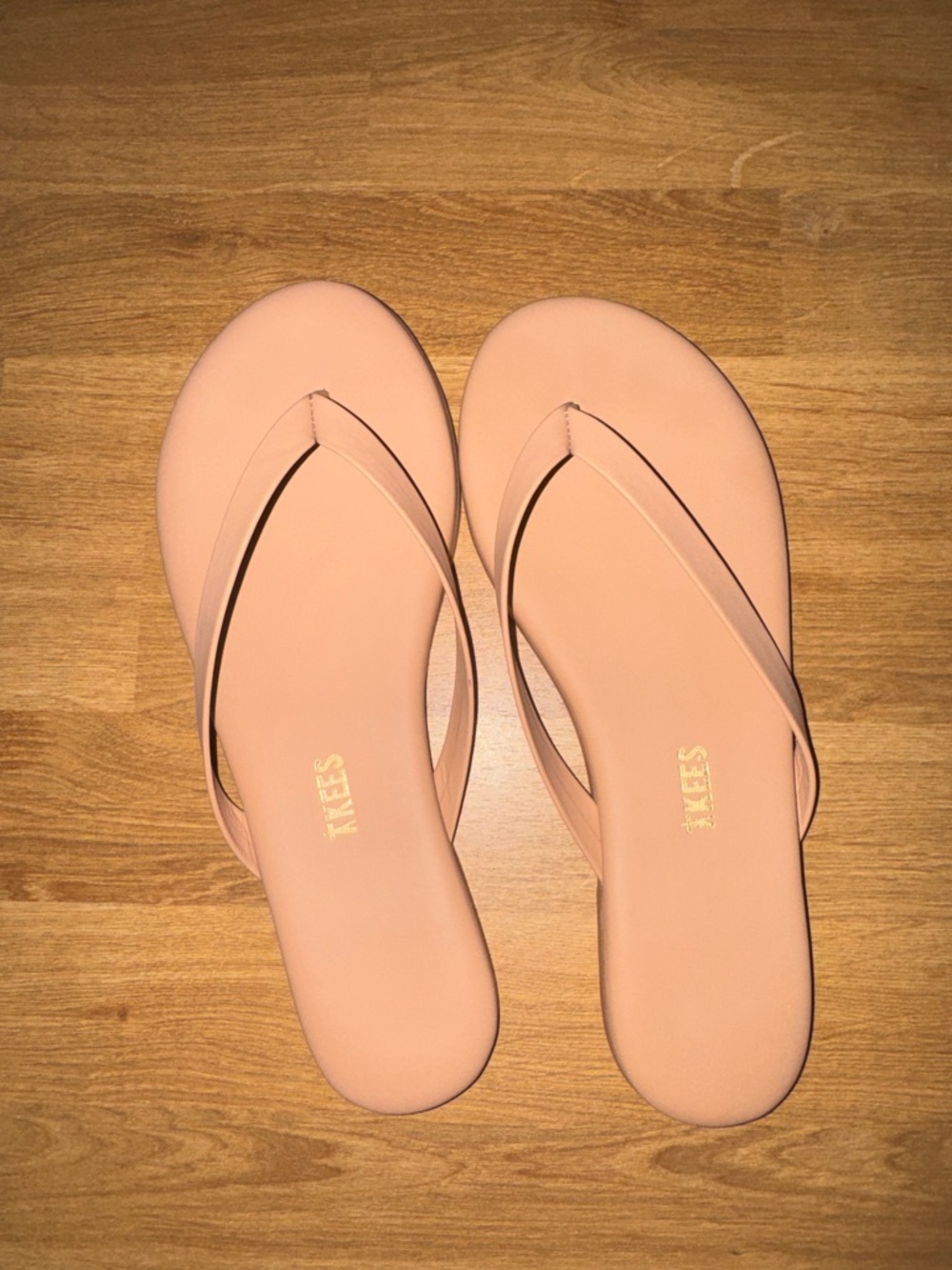 TKEES Blush Pink Minimalist Flip Flop Sandals